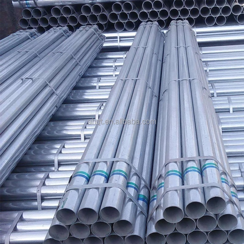 Pipes Bracelets Factory Direct Supply Pre-galvanized Round Steel Greenhouse Welded Steel Women Galvanized 2 Inch Galvanized Pipe