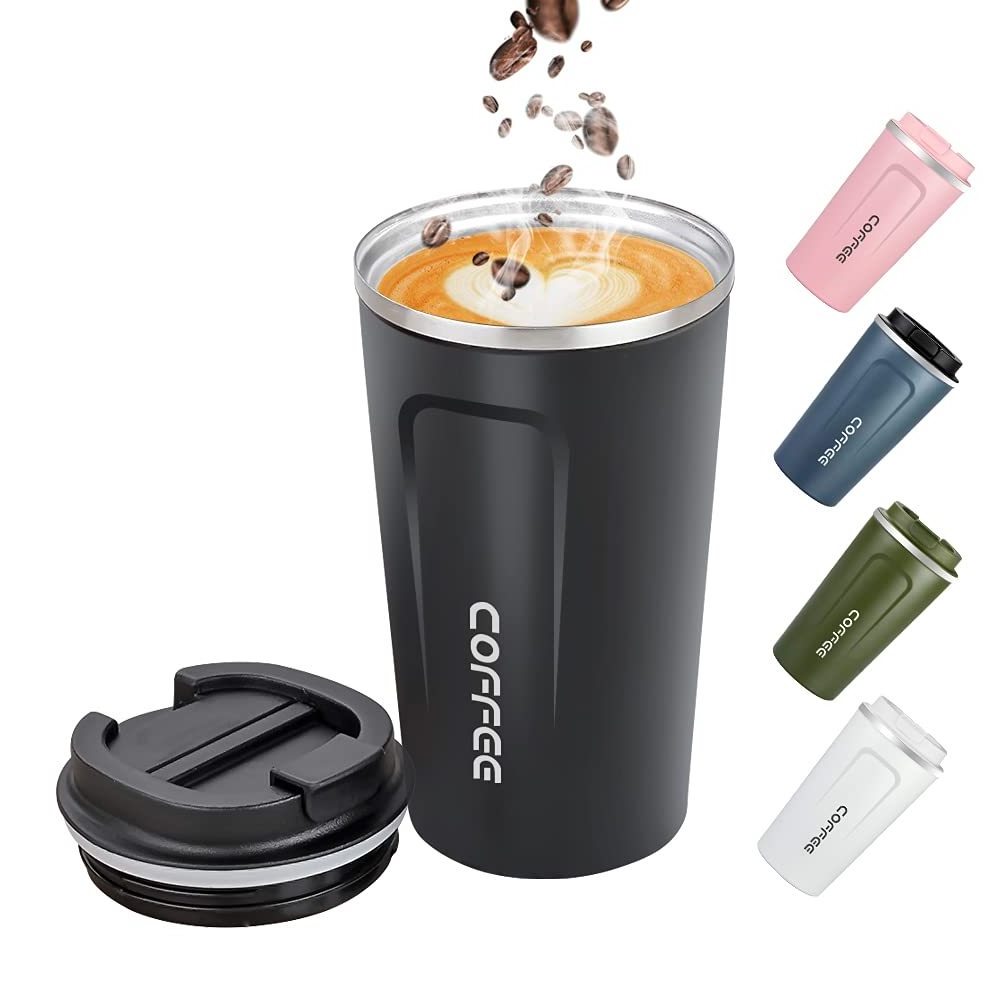 Sublimation 350 ml/510 ml 304 Stainless Steel Screw Lid Thermal Coffee Mug/ Coffee Tumbler / Car Travel Mug with Logo