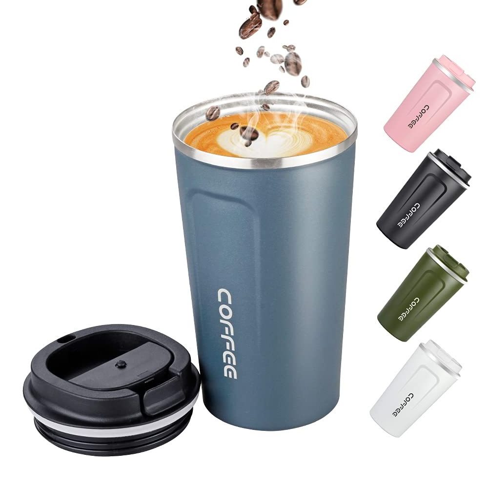 Sublimation 350 ml/510 ml 304 Stainless Steel Screw Lid Thermal Coffee Mug/ Coffee Tumbler / Car Travel Mug with Logo