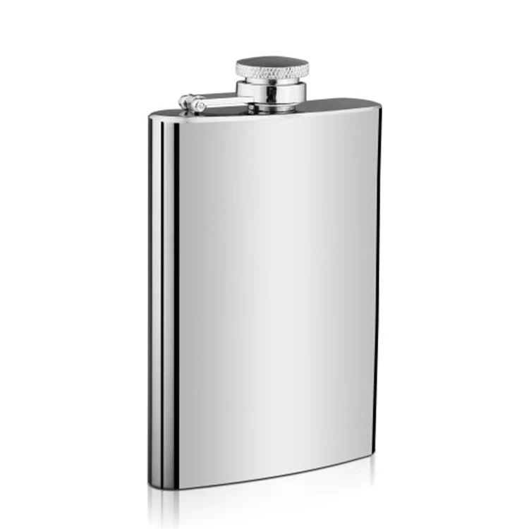 Matte Black Hip Flask Set Engraved on the Hip Flask 8oz Stainless Steel Liquor Flagon with Screw Down Lid with 2 Mugs and Funnel