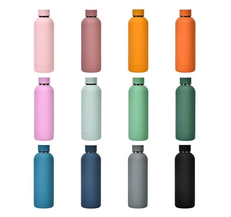 500ml 32 oz small mouth stainless steel water bottles