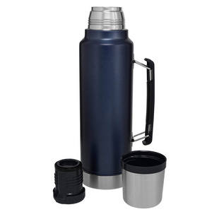 Customized 1000ml Classic Vacuum Insulated Wide Mouth Travel Large Bottle 18/8 Stainless Steel Thermoses Flask Cup