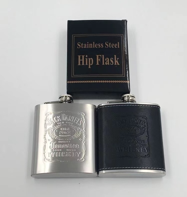 Wholesale and Customized Logo White Plain 304 Stainless Steel 8Oz 240Ml Alcohol Whisky Liquor Rum Blanks Sublimation Hip Flask