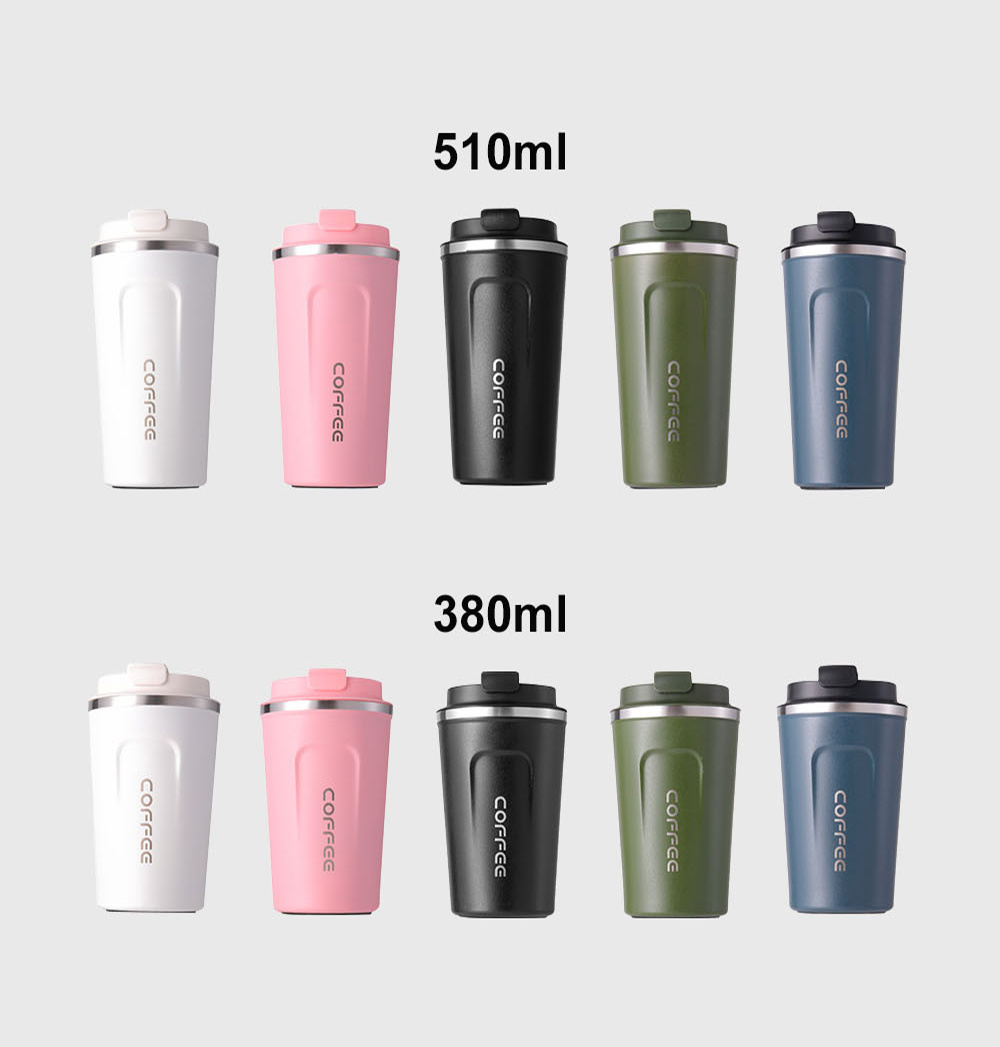 Wholesale Sublimation 12/17oz Double Wall 18/8 Thermos Coffee,Vacuum Insulated Travel Stainless Steel Coffee Mug