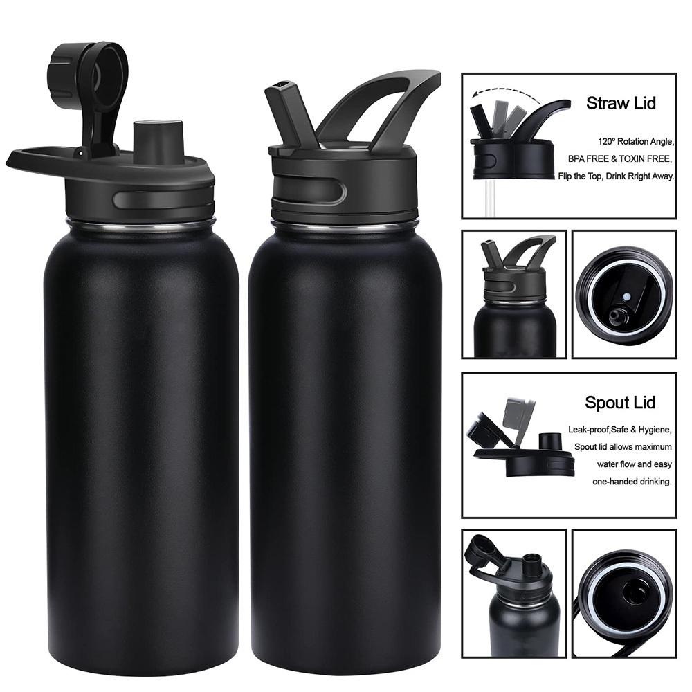 vacuum flask & thermoses sport hot drinking water bottle with customizable logo handle