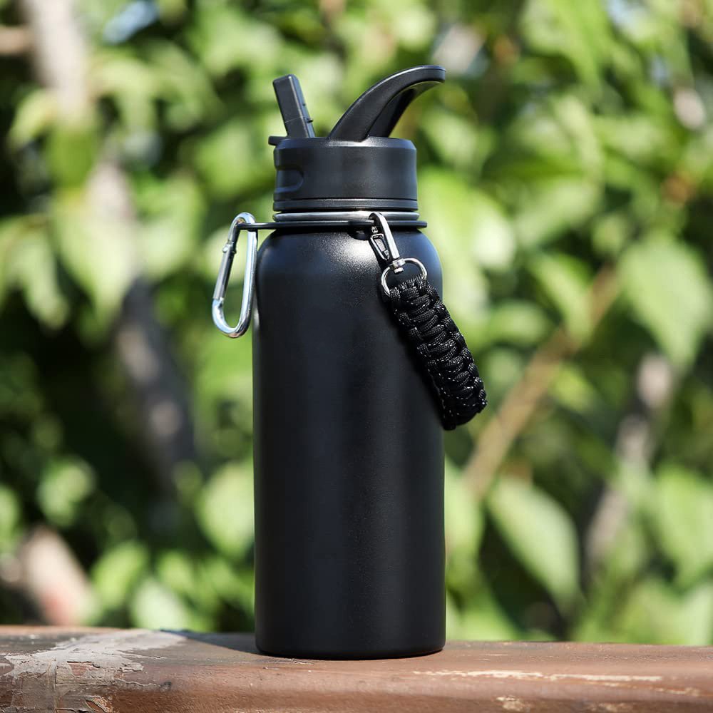 vacuum flask & thermoses sport hot drinking water bottle with customizable logo handle