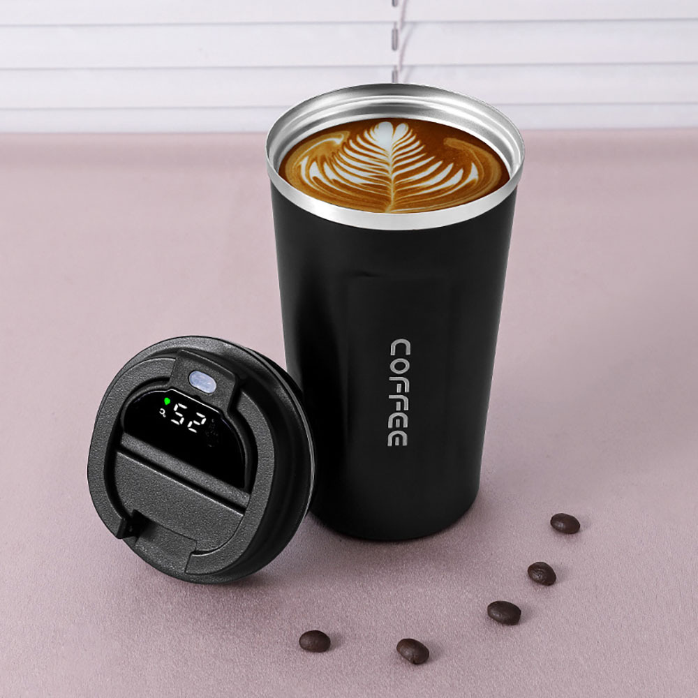 smart temperature control travel coffee mug drinkware