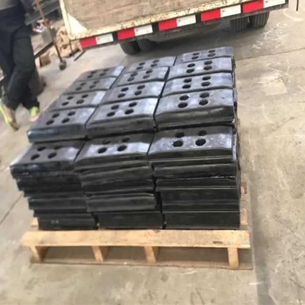 Paver mill track plate pad vogele S1800/S1900/S2100 rubber block