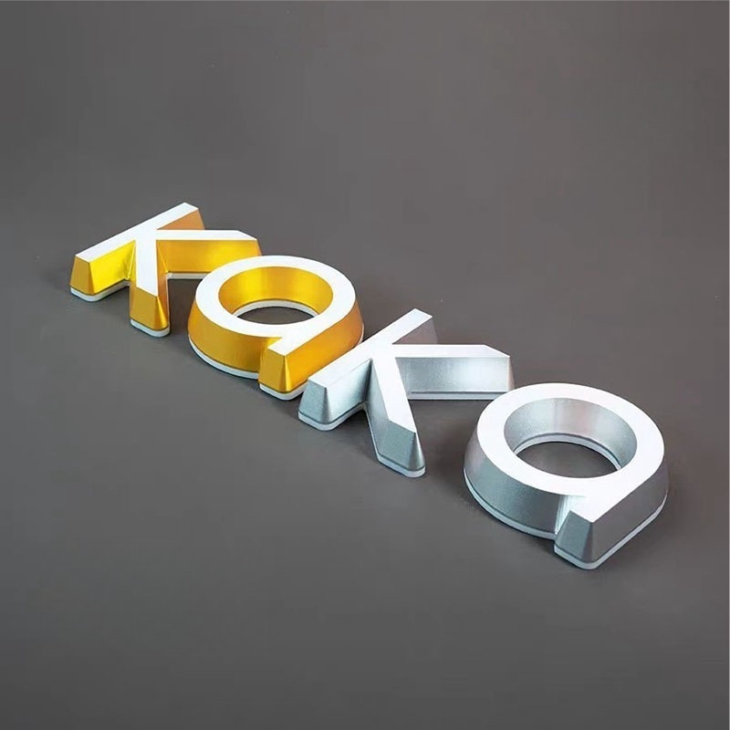 Custom acrylic led light for glow shine board logo house number wall 3d characters shop logo mini letters