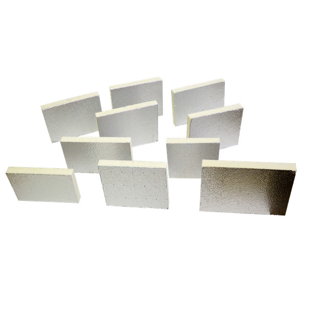 Black and Silver Aluminum Foil Polyisocyanurate PIR PUR PU Thermal Insulation Board