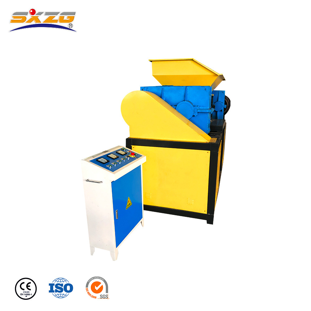 double shaft used diy abs small manual hand plastic shredder prices for sale