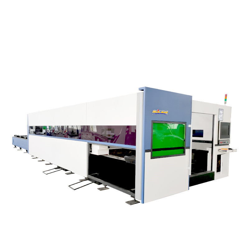 good price 10mm metal exchange table all cover 1500W cnc fiber laser cutting machine