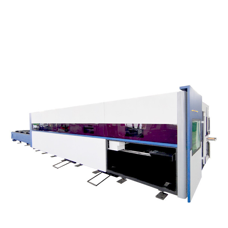 good price 10mm metal exchange table all cover 1500W cnc fiber laser cutting machine