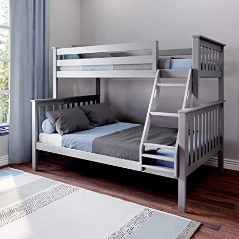 House Furniture Single Size Solid Wood Full Loft Bunk bed for Sale