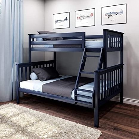 House Furniture Single Size Solid Wood Full Loft Bunk bed for Sale