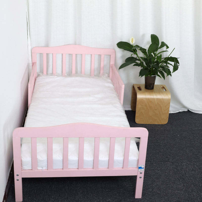 Accept custom child princess furniture kids bed for girls pink