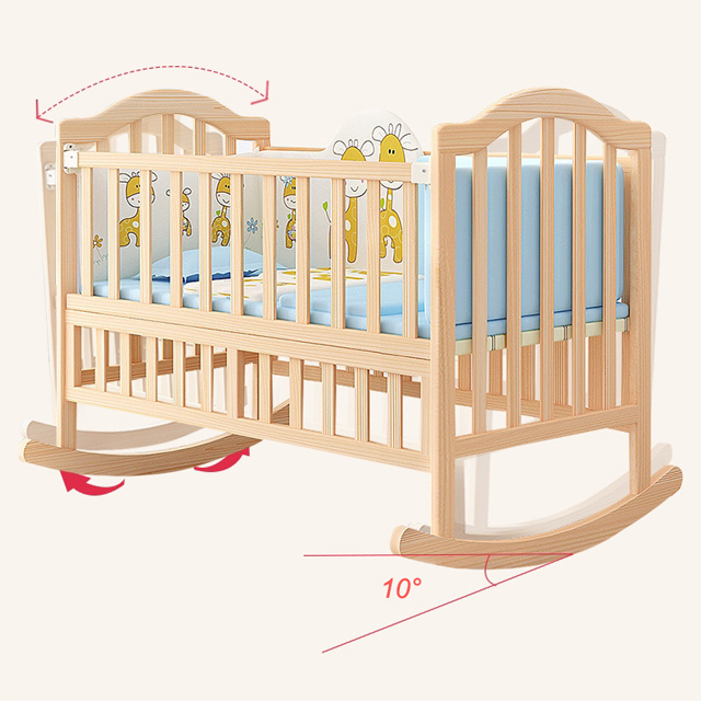 New Products Single Children Beds Babies Camp Cots for Sale