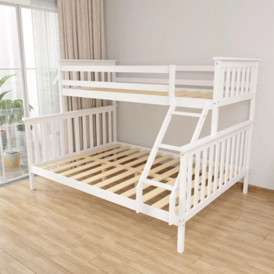 House Furniture Single Size Solid Wood Full Loft Bunk bed for Sale