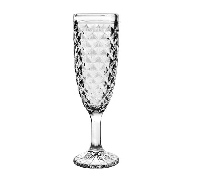 Personalized popular wedding transparent clear wine glass stemware goblet