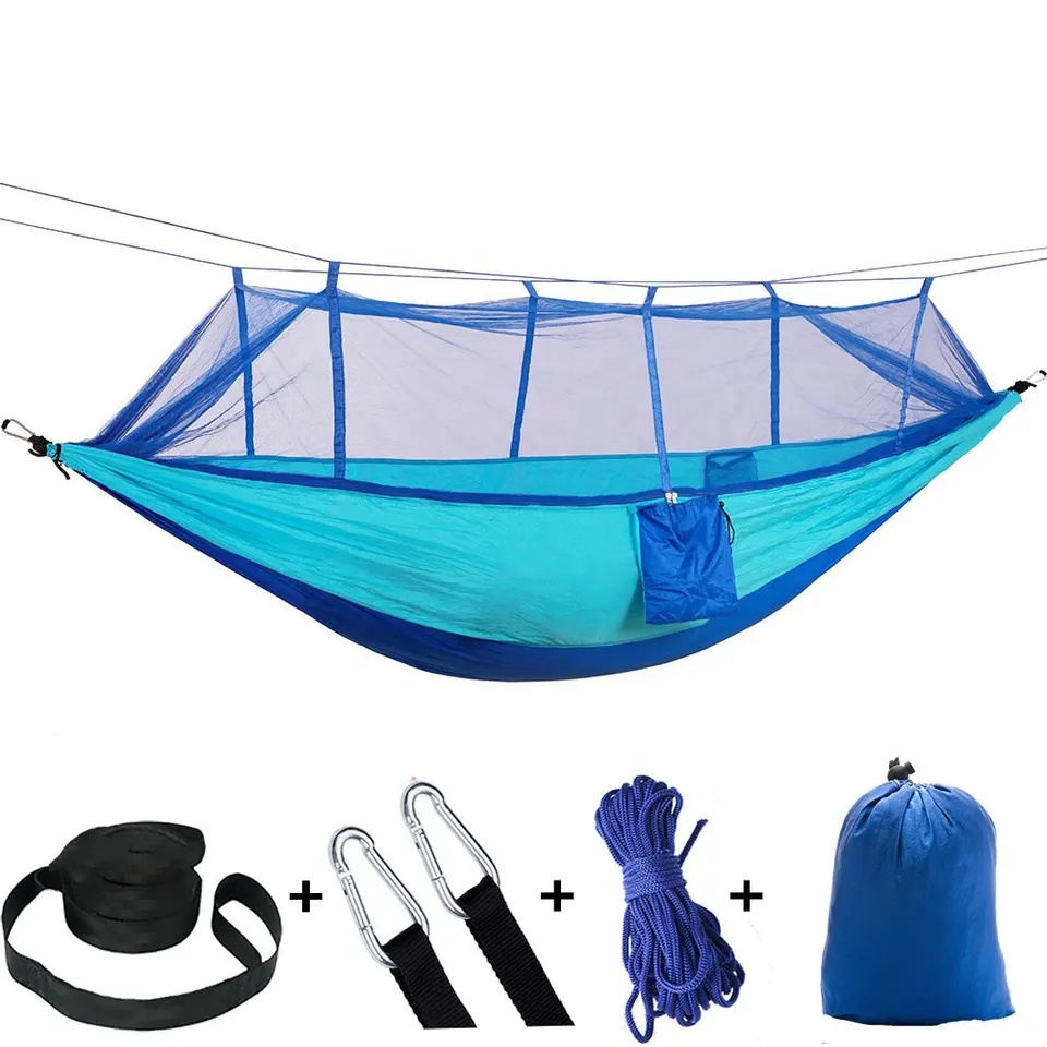 Good Choose Portable Hanging Tree Tent Swing Nylon Straps Outdoors Garden Folding Double Canvas Camping Hammocks