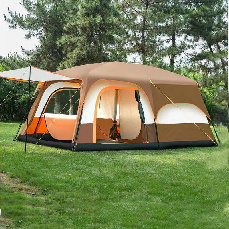 4 Season Sun Proof Rainproof Tents 2 Bedroom 1 Living Room Camping Tent