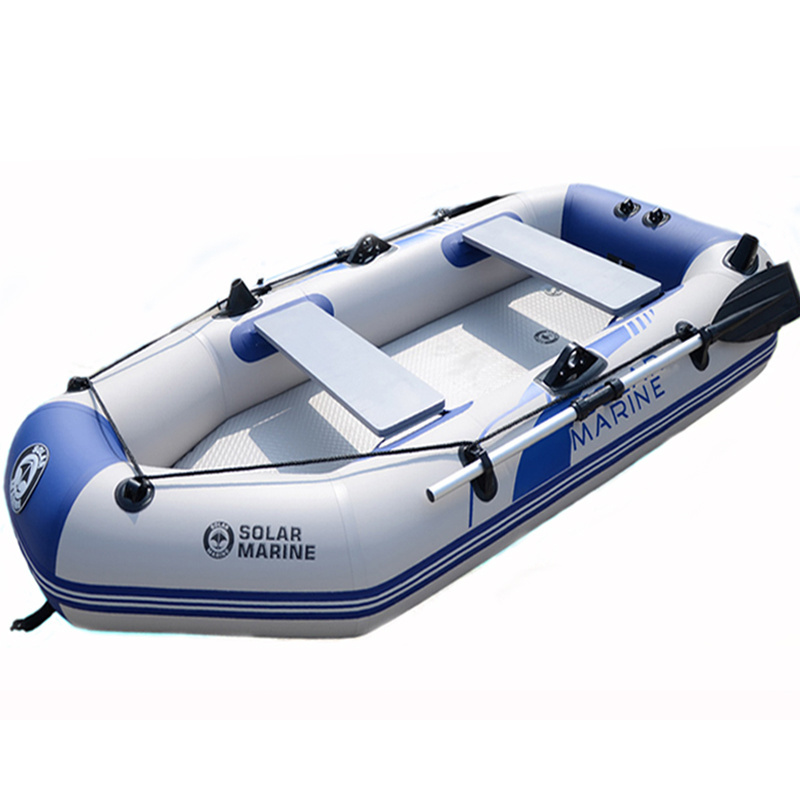 Solar marine Three Person Canoeing 230 CM Inflatable Boat Fishing Kayak Canoe With Accessories