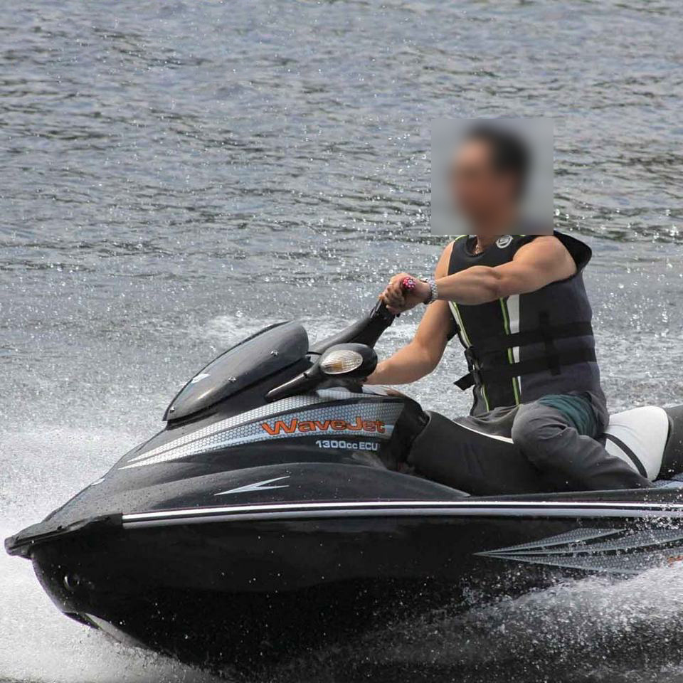 High Speed 1300cc Motorboat 2 Person Cruiser Jet Ski