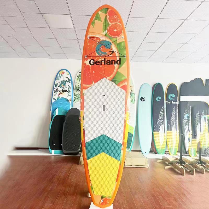 New EPS wooden surfboard wood color adult paddle board for surfing