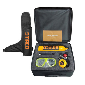 SMACO 2L S700 Pro Diving Equipment Kit Air Oxygen Tank 30-35 Minutes