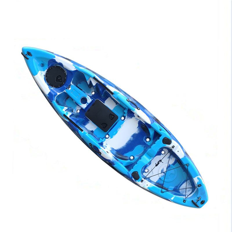 Wholesale Factory 8.8ft one person single fishing touring kayak rowing boat with accessories