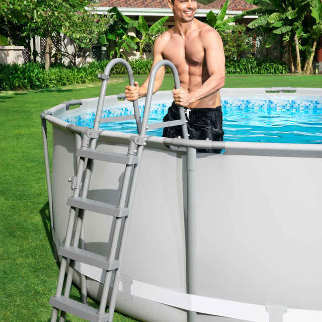 Portable 56416 3.66m x 0.76m Metal Round frame pool Adult Above Ground Swimming Pool With Filter Pump