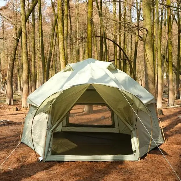 Outdoor Automatic Camping Tent Double-layer Portable Pop Up Large Family Tent For 5-8 Persons