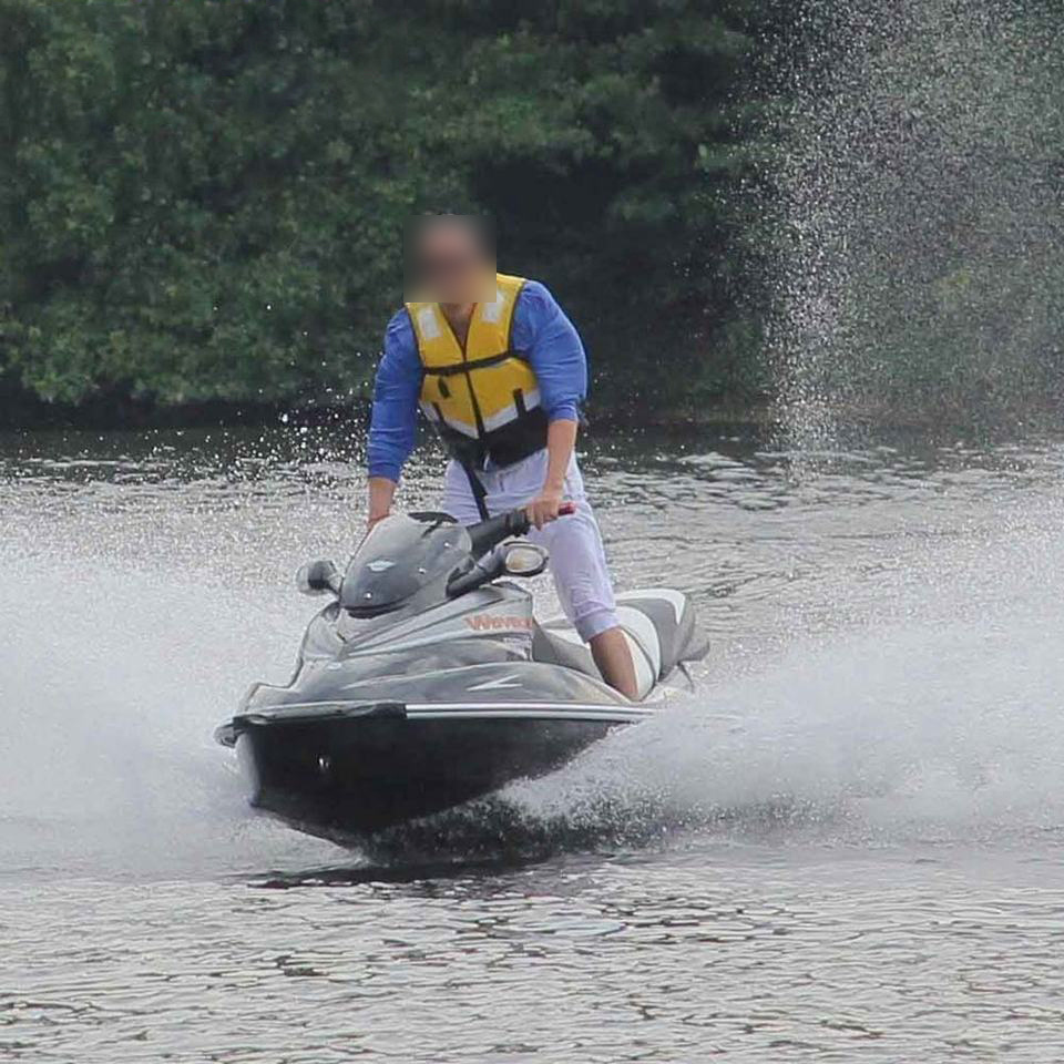 High Speed 1300cc Motorboat 2 Person Cruiser Jet Ski