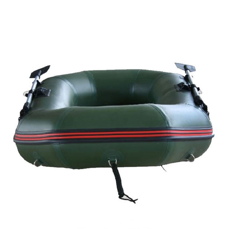 Factory wholesales 3 person canoeing  Bareboat  230 cm fishing Kayak inflatable  Rowing Boats  Easy Attaching accessories