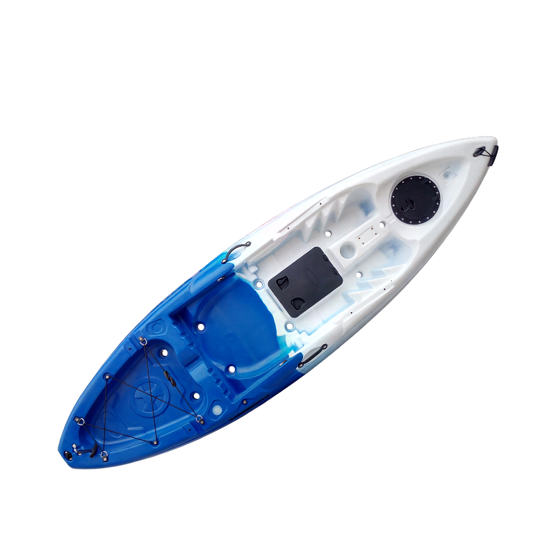 Wholesale Factory 8.8ft one person single fishing touring kayak rowing boat with accessories