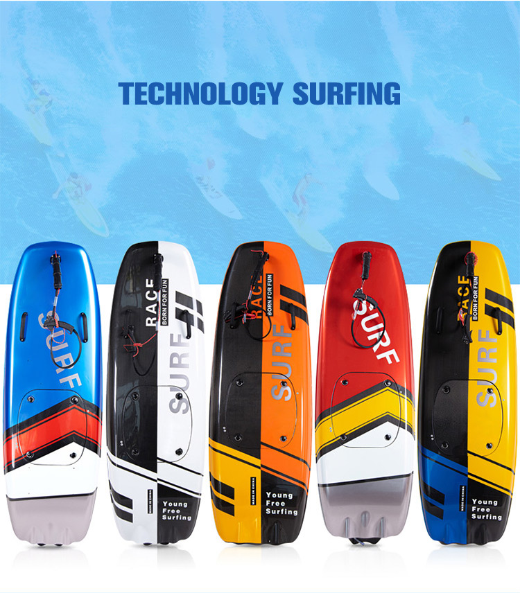 6.5KW 50KM/H motorized surfboard Water Sports Equipment Gas Powered Surfboard Jet Surfboard