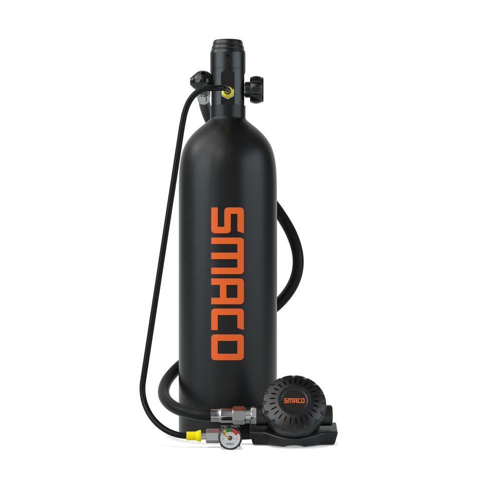 SMACO 2L S700 Pro Diving Equipment Kit Air Oxygen Tank 30-35 Minutes