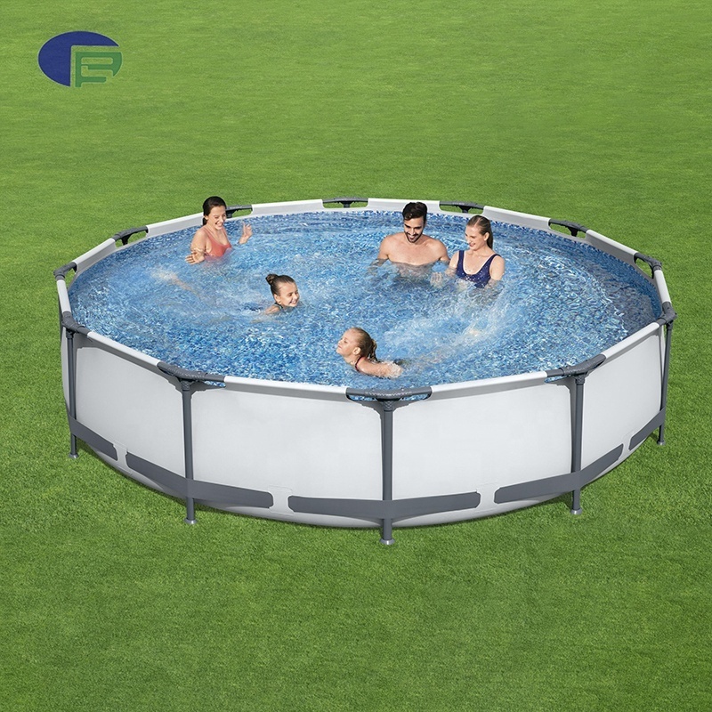 Portable 56416 3.66m x 0.76m Metal Round frame pool Adult Above Ground Swimming Pool With Filter Pump