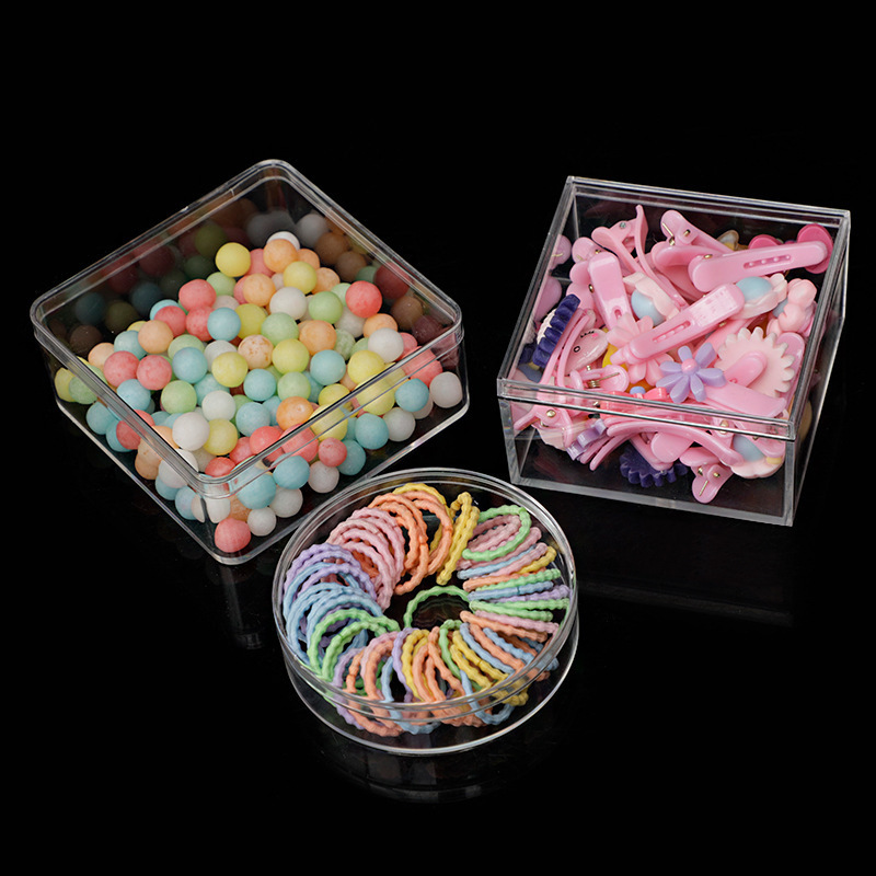 Square Clear Acrylic Case Acryl Candy Cube Box for Packing Wedding Favor Plastic Candy Box With Lid