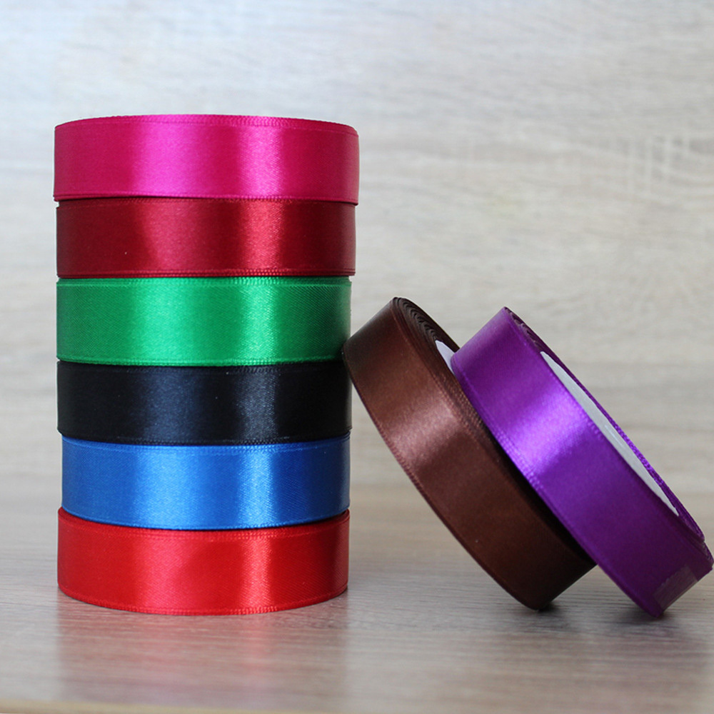 1/1.5/2/2.5cm width christmas grosgrain satin polyester ribbons yards roll for gift wrap wedding decoration