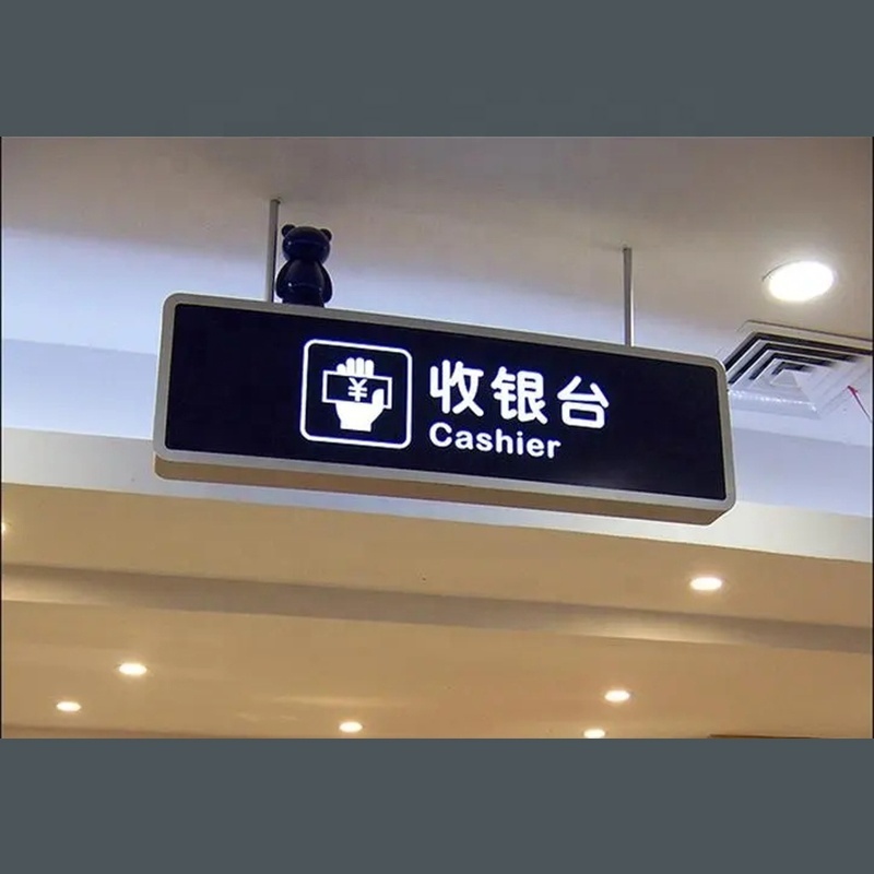 Double Sides Outdoor Hanging Advertising Beer Light Box Signage LED Acrylic Letters Custom Power Light Box