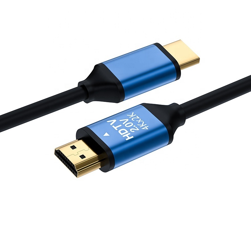 Custom Length Design 4K 18Gbps V2.0 HDMI Cable Ultra High Speed Gold Plated HDMI Cable for UHD TV Monitor Laptop