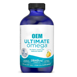 Ultimate Omega Nutrient Solution, 2840mg High-potency Omega-3 fish oil Supplement with EPA and DHA for Brain and Heart Health