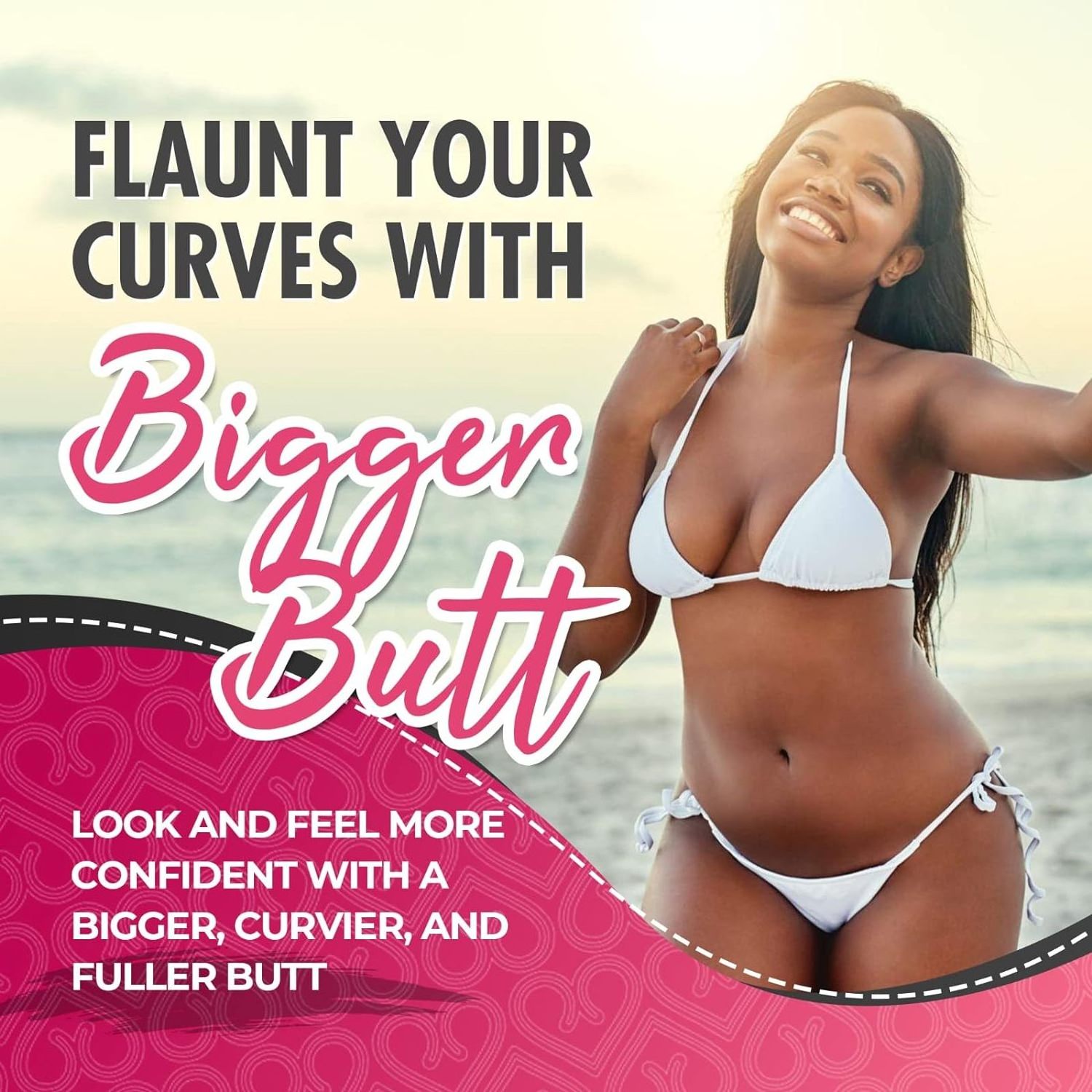 Premium Butt Enhancement Pills - Max Boost Glute Growth Supplement to Tighten  Firm and Lift Booty and HIPS