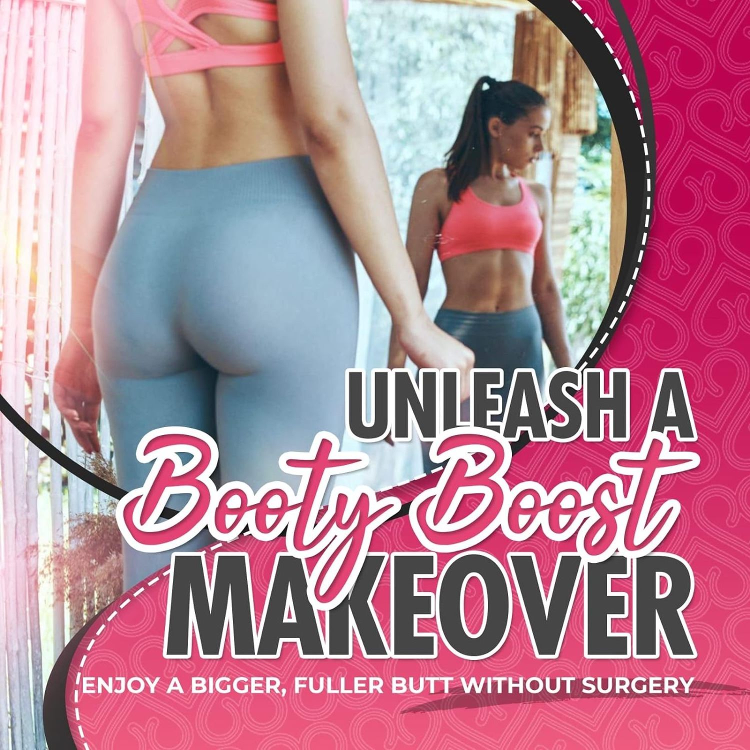 Premium Butt Enhancement Pills - Max Boost Glute Growth Supplement to Tighten  Firm and Lift Booty and HIPS