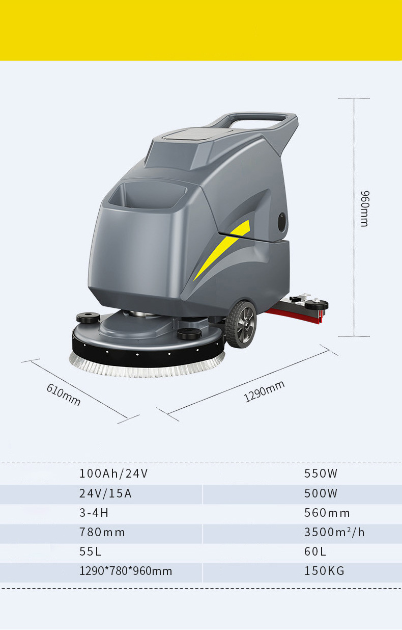 Floor Scrubber Floor Scrubber Machine Floor Cleaning Sweeping Brooms And Brushes Stone Machinery Cleaning Machine