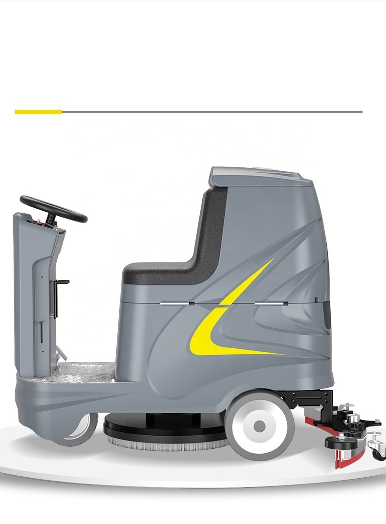 Ride-on Battery Electric Operated Road Floor Sweeper