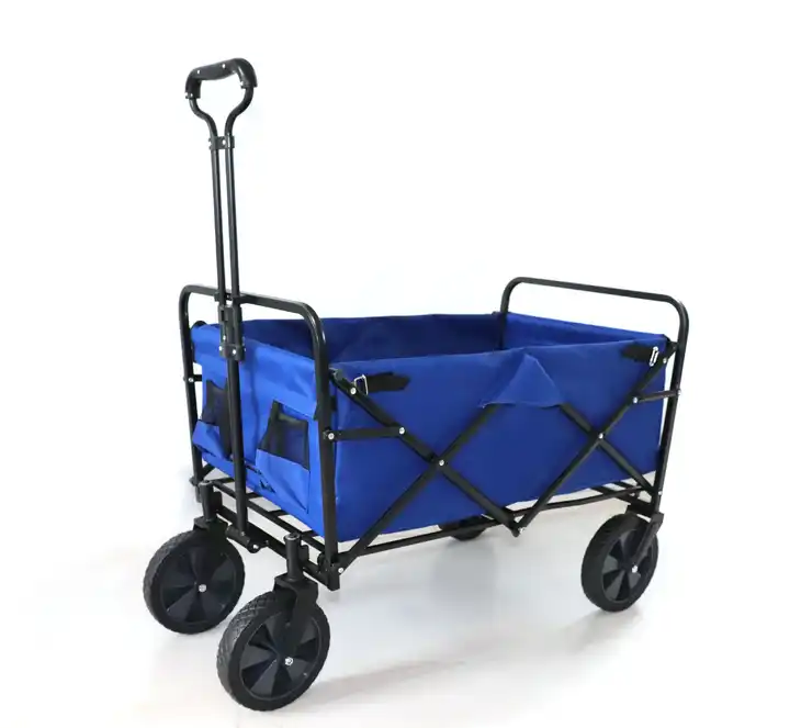 360 Degree  outdoor Garden Park Utility kids wagon portable beach trolley cart foldable camping stroller folding wagon