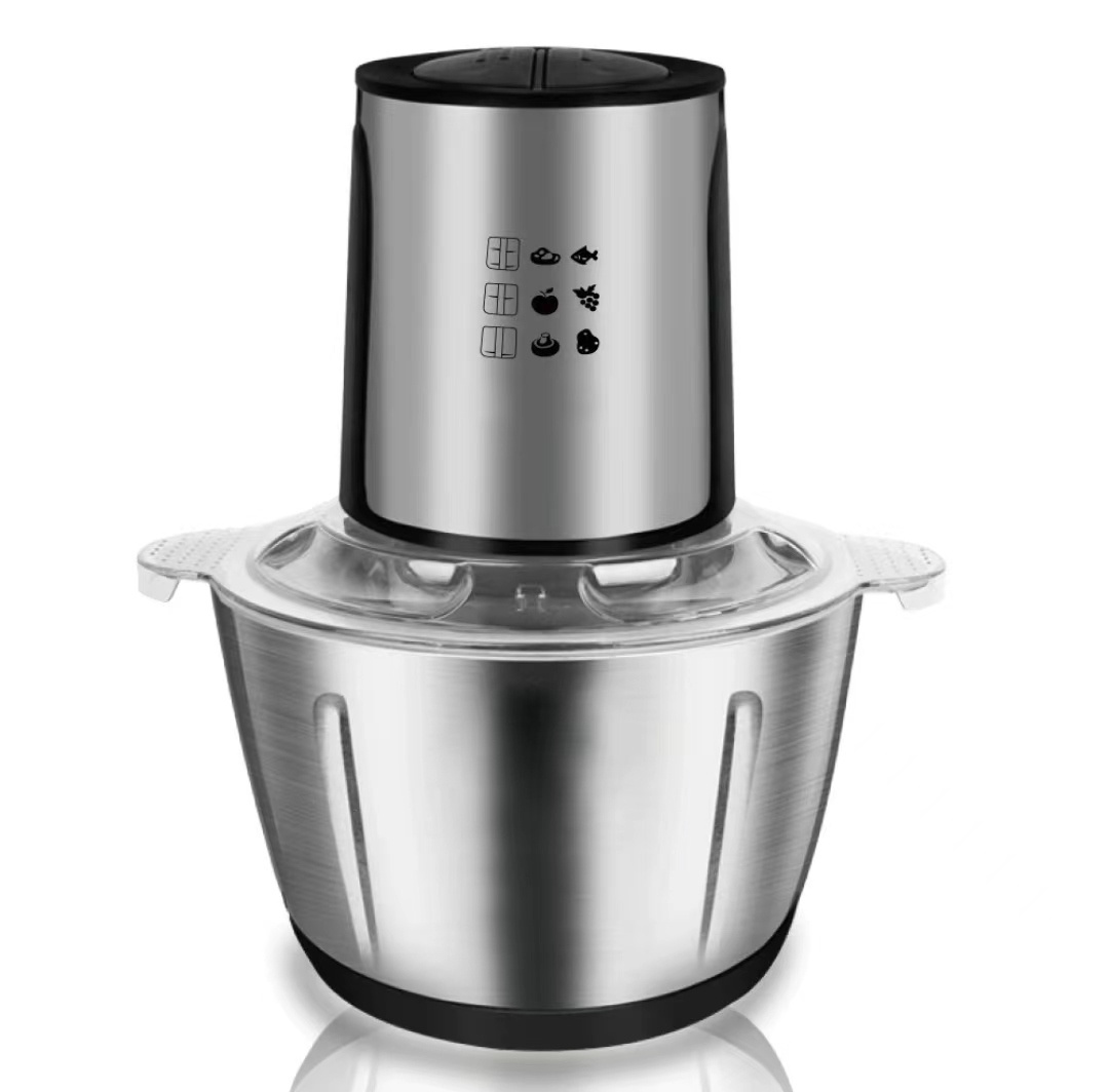 Electric Meat Grinder Crushing Mixer Small And Multifunctional 3L Food Mixers MINI Stainless Steel Meat Grinder