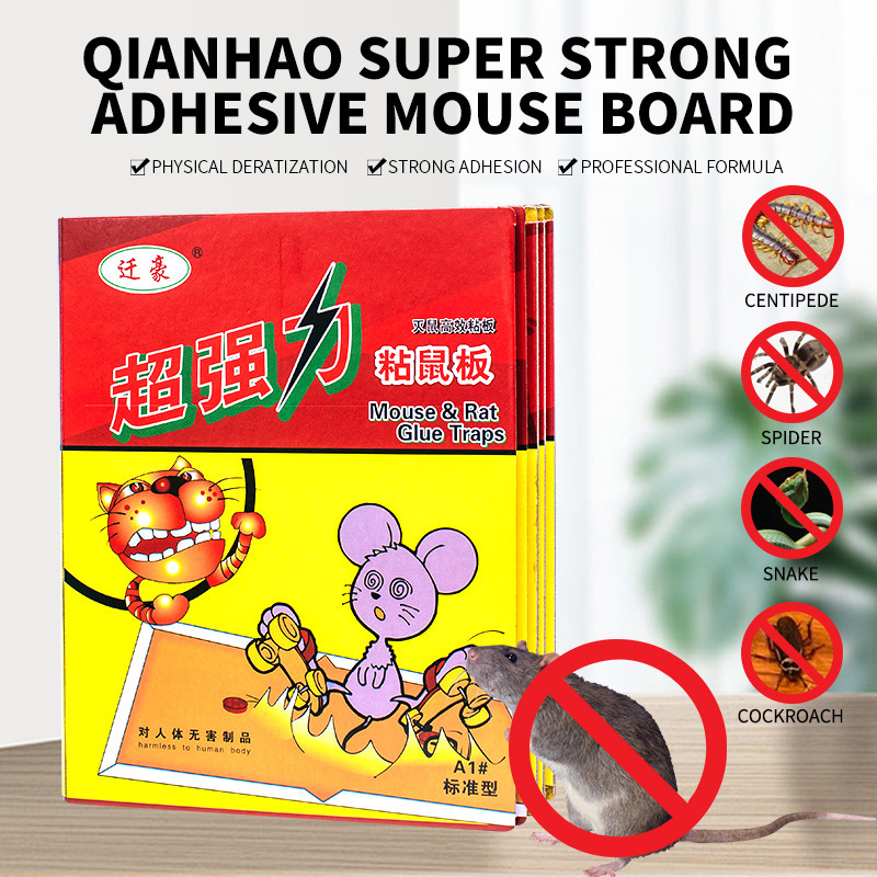 Disposable Mouse Plate Multi Catch Sticky Mouse Trap Rat Glue Board Trappers Rats/mouse Trap Sticky Pads